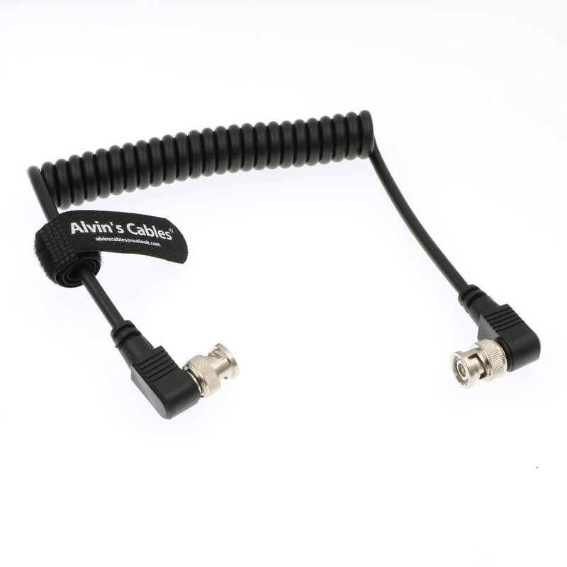 Alvin's Cables كابل ألفين BNC إلى BNC كابل ملفوف 3G SDI بزاوية صحيحة BNC إلى BNC بزاوية صحيحة لبلك ماجيك - Image 5