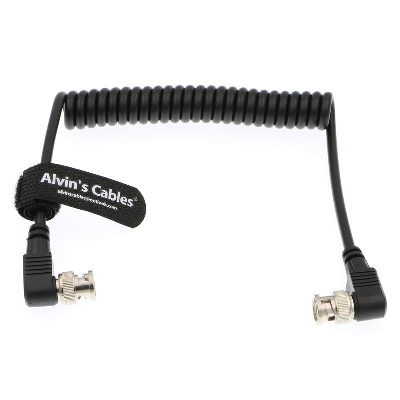 Alvin's Cables كابل ألفين BNC إلى BNC كابل ملفوف 3G SDI بزاوية صحيحة BNC إلى BNC بزاوية صحيحة لبلك ماجيك - Image 1