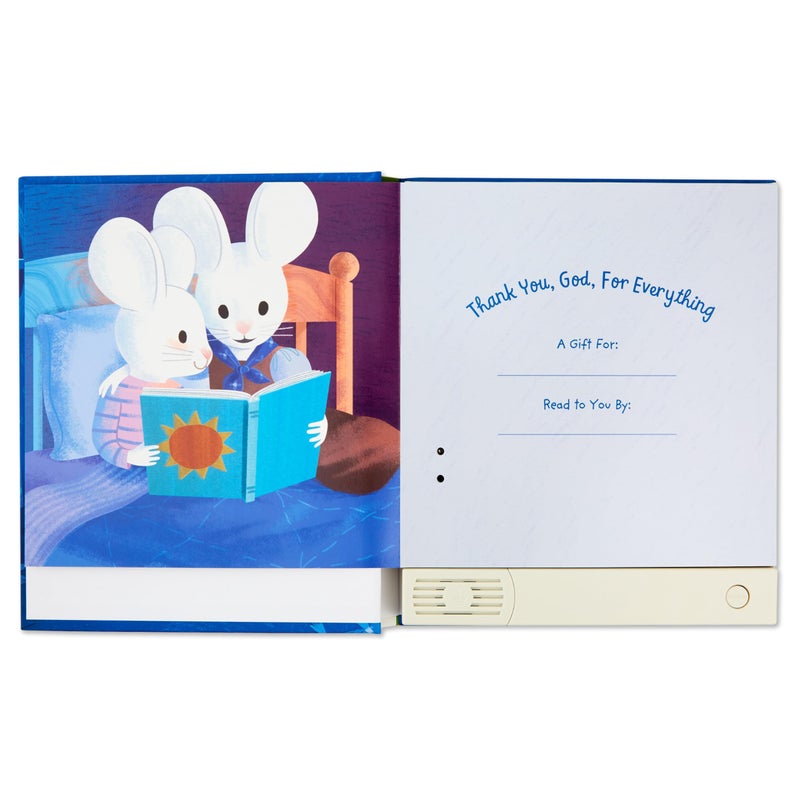 Hallmark Recordable Book for Children (Thank You  God  for Everything: A Bedtime Prayer) Easter Basket Stuffers - Image 5