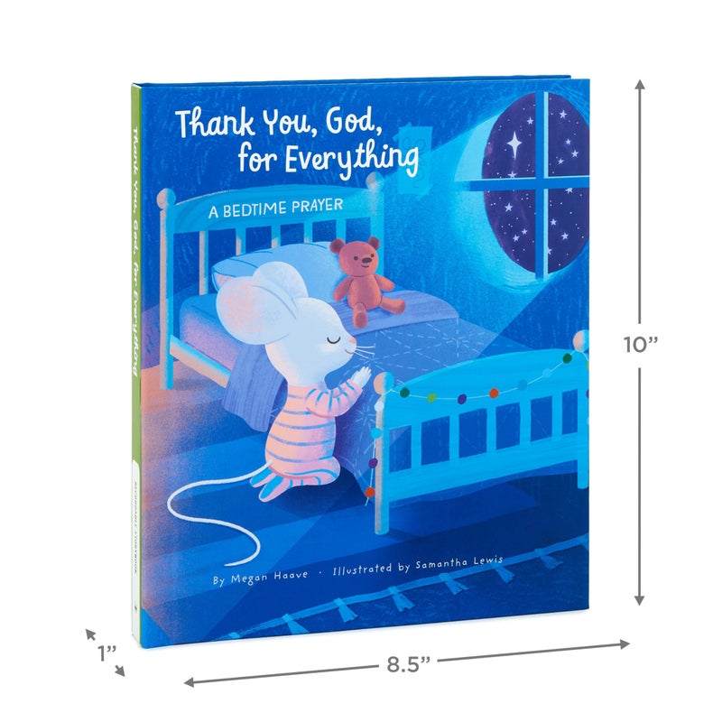 Hallmark Recordable Book for Children (Thank You  God  for Everything: A Bedtime Prayer) Easter Basket Stuffers - Image 3