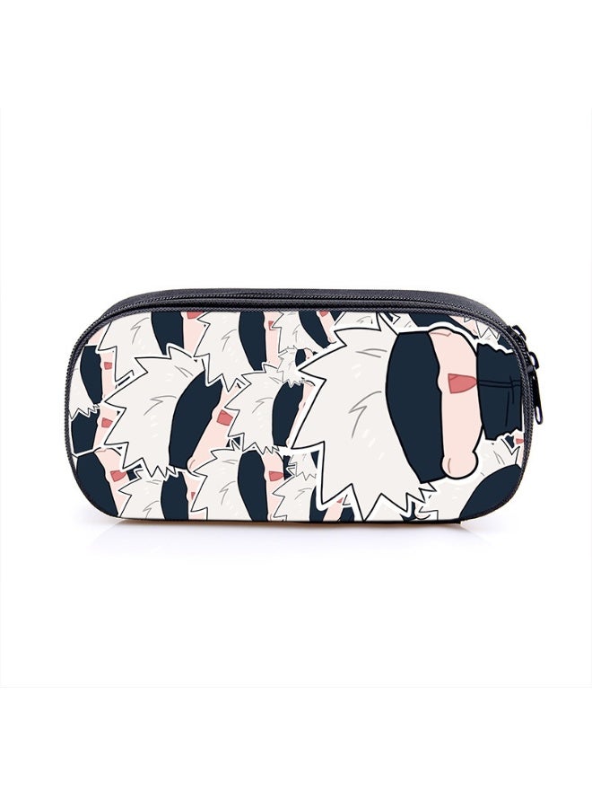 Jujutsu Kaisen Gojo Satoru pencil case, large-capacity storage pencil case for primary and middle school students, children's stationery bag - Image 1