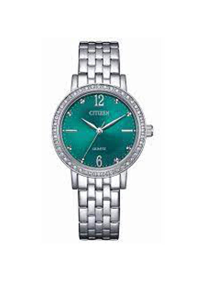 سيتيزن ساعة يد من ستانلس ستيل بعقارب EL3100-55Z - Image 1