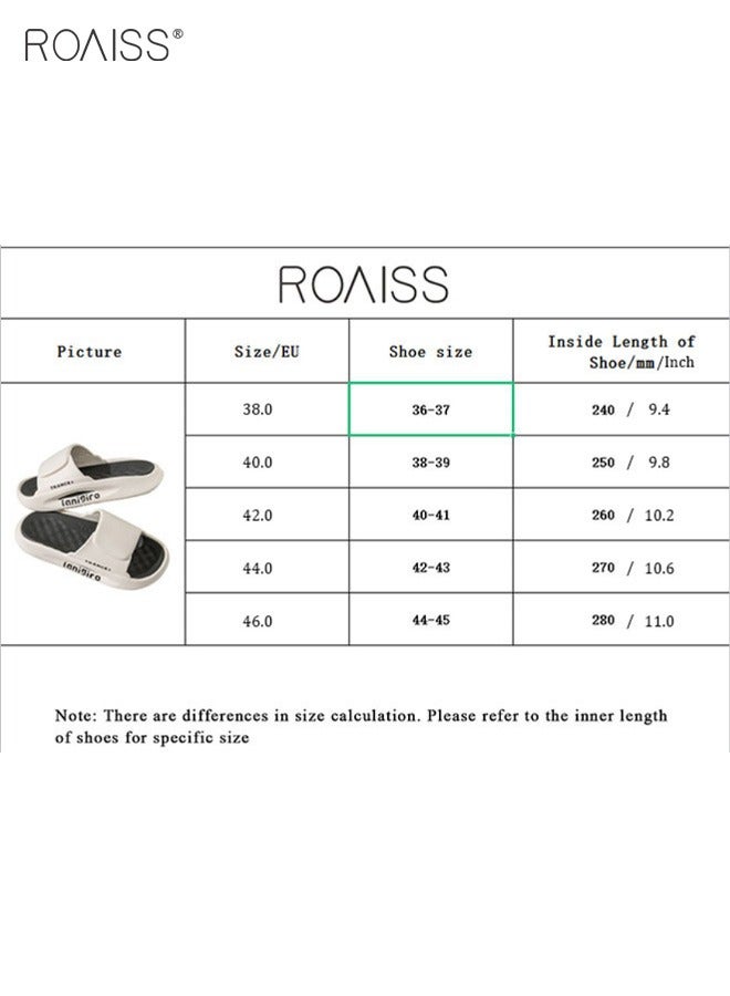 roaiss Non Slip Slippers For Lovers In Summer Super Soft Slippers Can Be Worn Outside Air Cushioned Slippers - Image 4