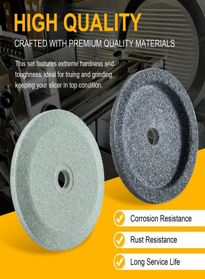 Deargooday Grinder Sharpening and Honing Stone Set for Bizerba Slicer, Replace for 4022060160, 60223401000, 60223401100 - Image 5