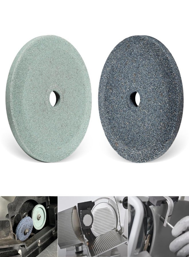 Deargooday Grinder Sharpening and Honing Stone Set for Bizerba Slicer, Replace for 4022060160, 60223401000, 60223401100 - Image 1