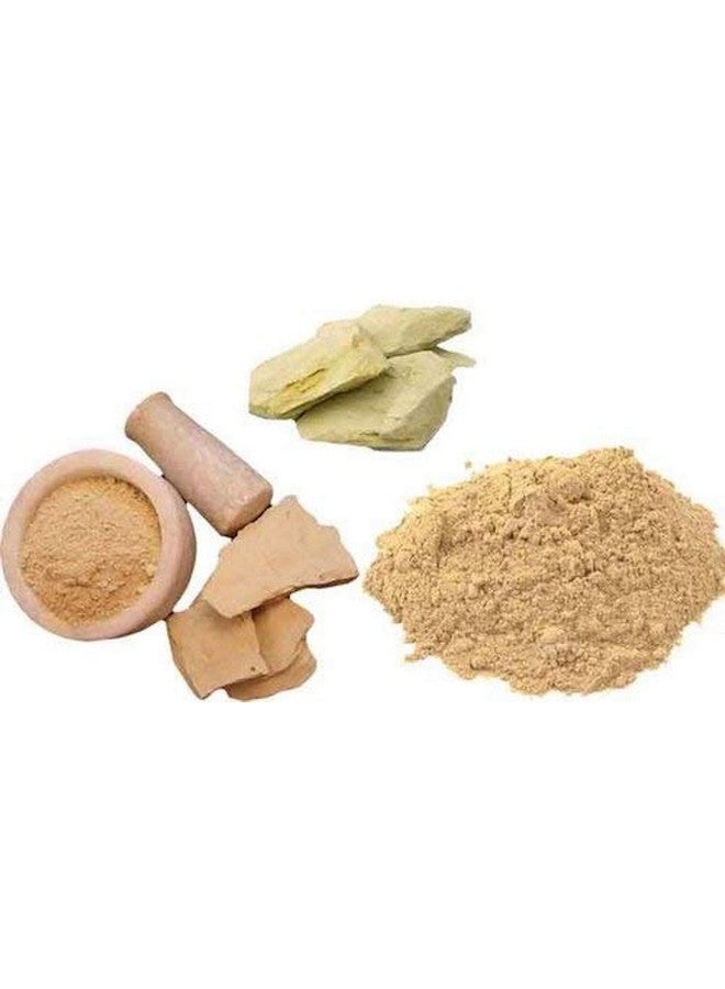 AnNafi ® Natural Multani Mitti Organic For Face Fullers Earth Facial Clay Whole Stone Chunks 100% Organic Natural Glow Beauty Face Pack Fuller’S Clay (Can Be Grinded Into Multani Mitti Powder) - Image 4