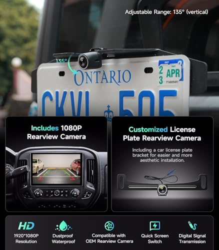 AINAVIGO 11.5" Car Stereo Radio for Chevy Silverado & GMC Sierra 2014-2018 - Wireless CarPlay Android Auto 5G WiFi GPS Navigation Bluetooth FM/SWC Touchscreen 1080P Backup Camera - Image 5