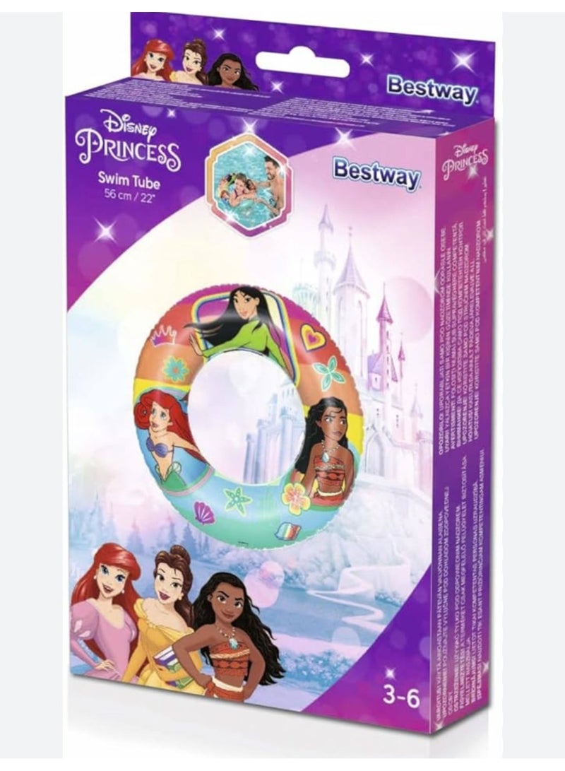 Bestway Bestway-Princess Swim Tube by,Ages 3-6, Inflatable Swimming Ring - Image 1