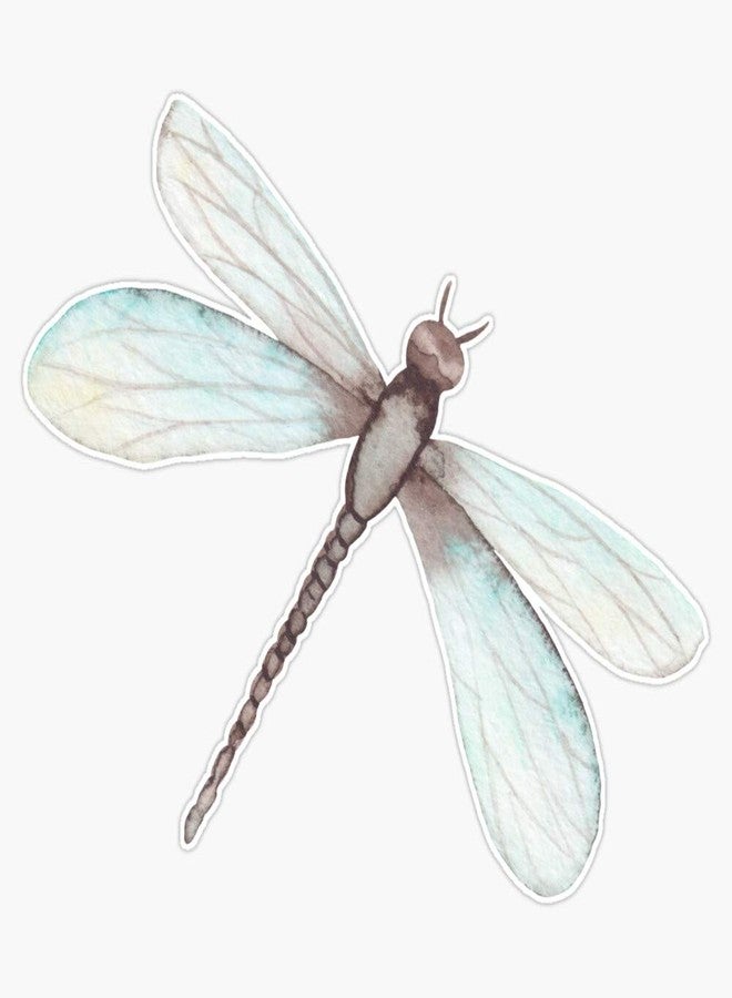 Watercolor DragonflyVinyl Sticker Waterproof Bumper Sticker Laptop Window Decal 5inch (FUTCHER-SM-STICKERS-823)