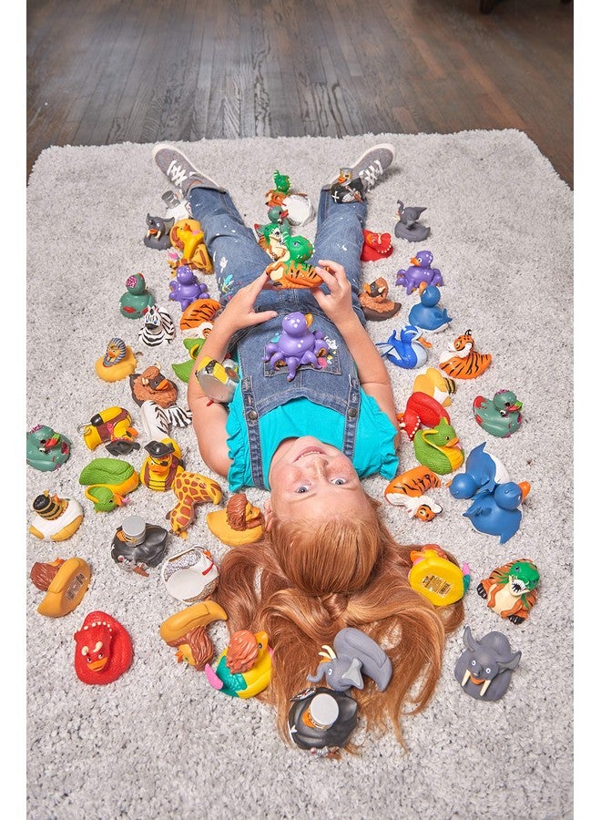 Wild Republic Rubber Ducks, Bath Toys, Kids Gifts, Pool Toys, Water Toys, Peacock, 4" - Image 3