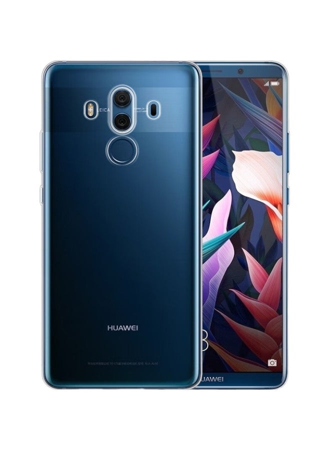 Freeson Slim Full Protection Shockproof Soft Case For Huawei Mate10 Pro, Natural Transparent Phone Cover, Clear White - Image 3