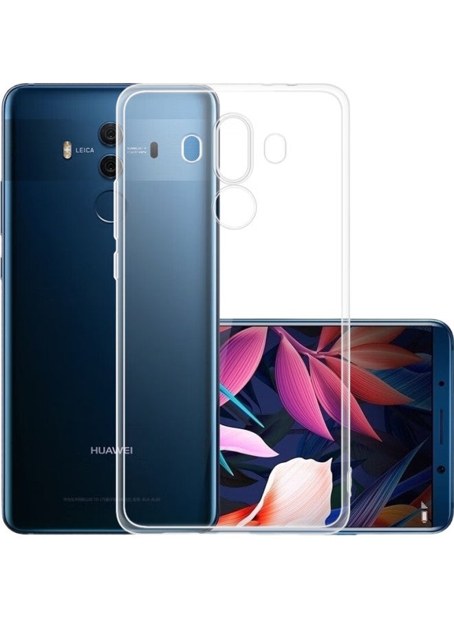 Freeson Slim Full Protection Shockproof Soft Case For Huawei Mate10 Pro, Natural Transparent Phone Cover, Clear White - Image 1