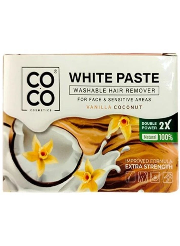 Coco Coco Vanilla Coconut White Paste for Body and Facial Hair Removal 100g  - Image 1