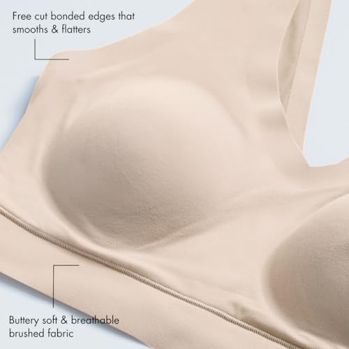 Floatley Cozy Bra Comfort Wirefree Full Coverage Seamless Bra with Embedded Pad for Women Size M - Image 4