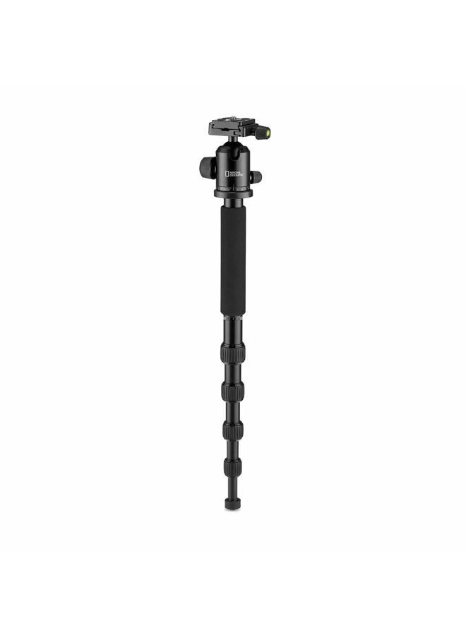 NATIONAL GEOGRAPHIC NATIONAL GEOGRAPHIC Travel Photo Tripod Kit with Monopod, Aluminium, 5-Section Legs, Twist Locks, Load up 8kg, Carrying Bag, Ball Head, Quick Release, NGTR002T - Image 5
