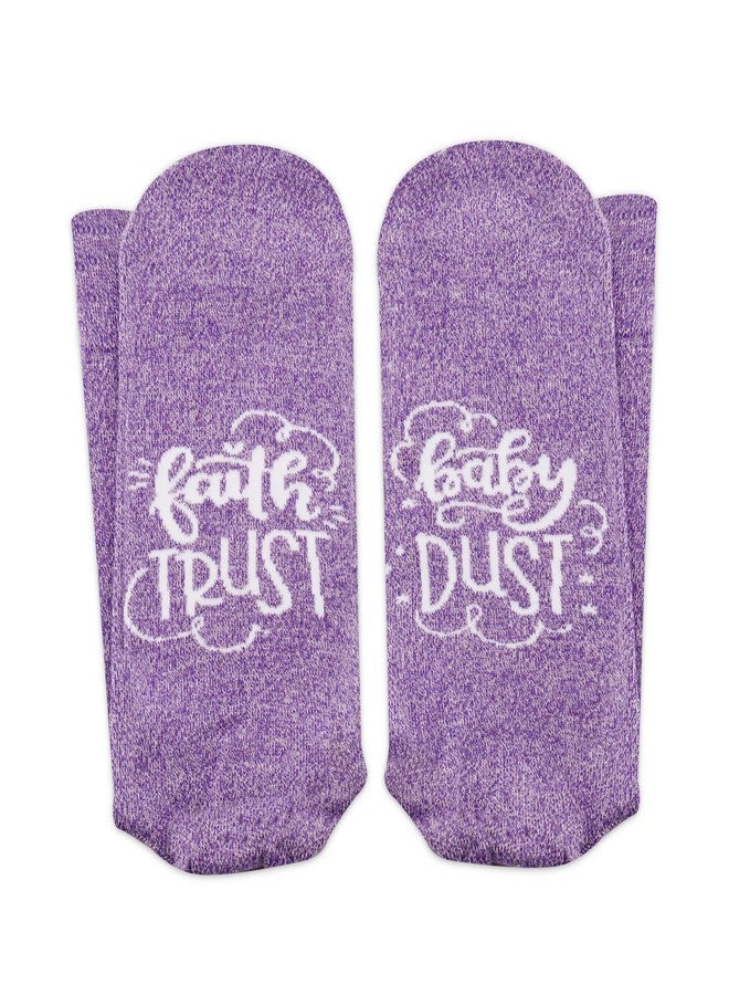 جي جي تي اي ام جوارب GJTIM IVF Gift IVF Transfer Gift Faith Trust & Baby Dust الملهمة للنساء المصابات بالعقم (Faith Trust & Baby Dust) - Image 3