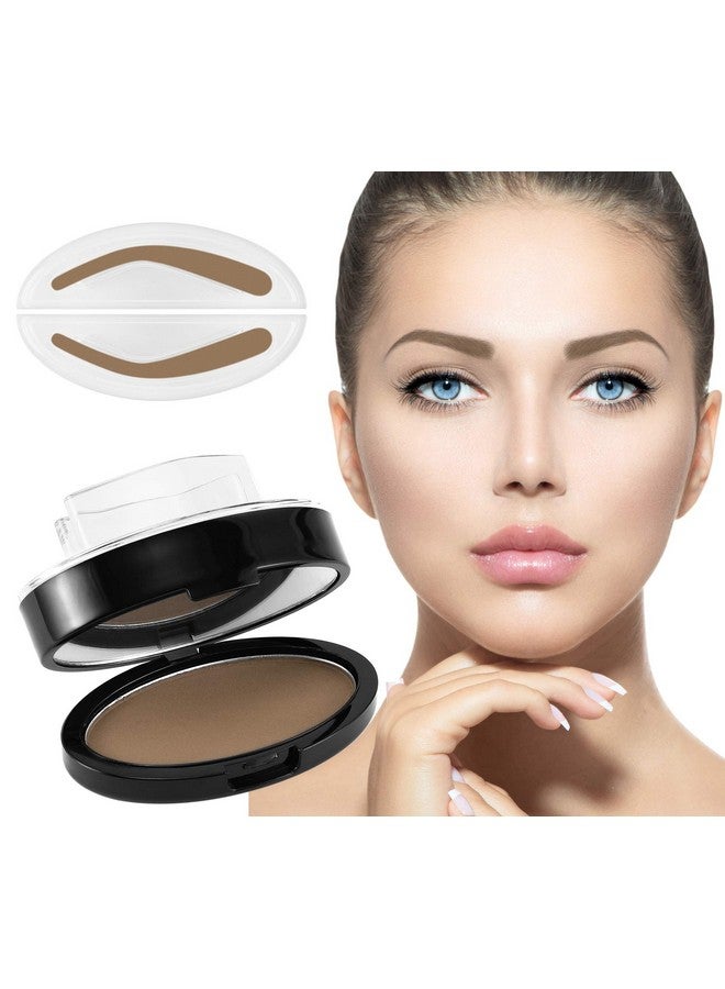 بوبين مسحوق ختم الحواجب مقاوم للماء 3 ثواني مكياج العين طقم تلوين طبيعي يخلق حواجب ذات مظهر طبيعي للمبتدئين في المكياج - Image 1