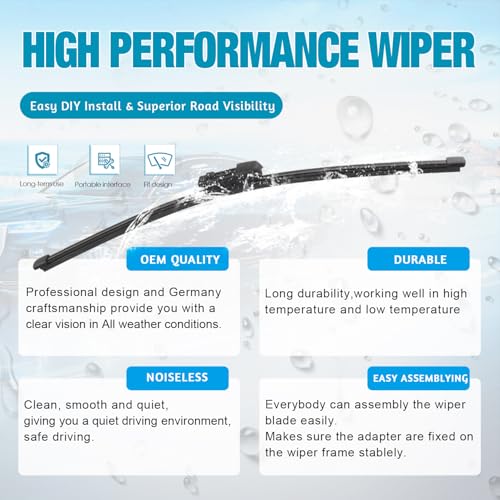 VTOGOI Original Factory Quality Rear Windshield Wiper Blades Replacement For Volkswagen Atlas 2018-2022,Easy To Install 12"(Pack of 1) - Image 3