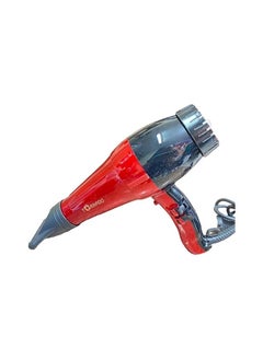 Tornedo Tornado Professional Hair Dryer 1500 Watt Multicolor Model _ 3800 _ Red  - Image 2