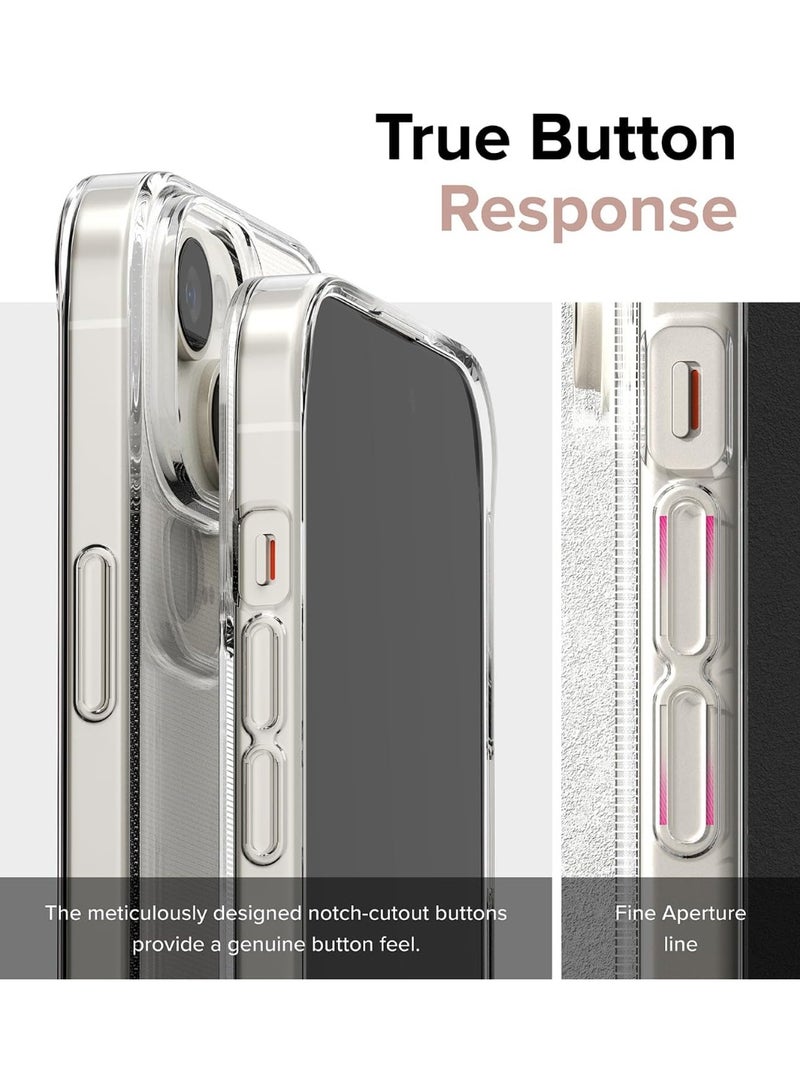 ACLIX Clear Case for iPhone 15 Plus, Transparent Shockproof Protective Cover, Ultra Thin Slim Fit TPU Scratch-Resistant Back Shell | Clear - Image 4