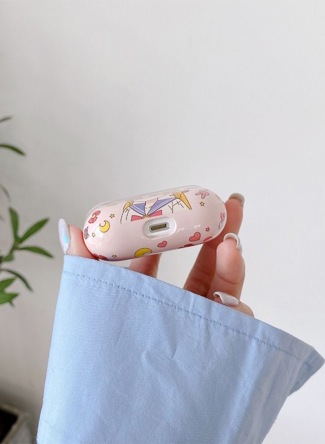 Apple AirPods 1/2 Case, Sailor Moon Cartoon Printed Case Cover for AirPods 1/2 - Image 3