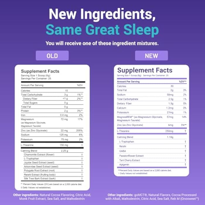 MoonBrew Magnesium Hot Cocoa Sleep Aid - Melatonin-Free Nighttime Drink Mix with Zinc Glycinate & Taurate - Sugar-Free Sleepy Hot Chocolate for Relaxation, Stress & Deep Rest - 25 Servings - Image 2