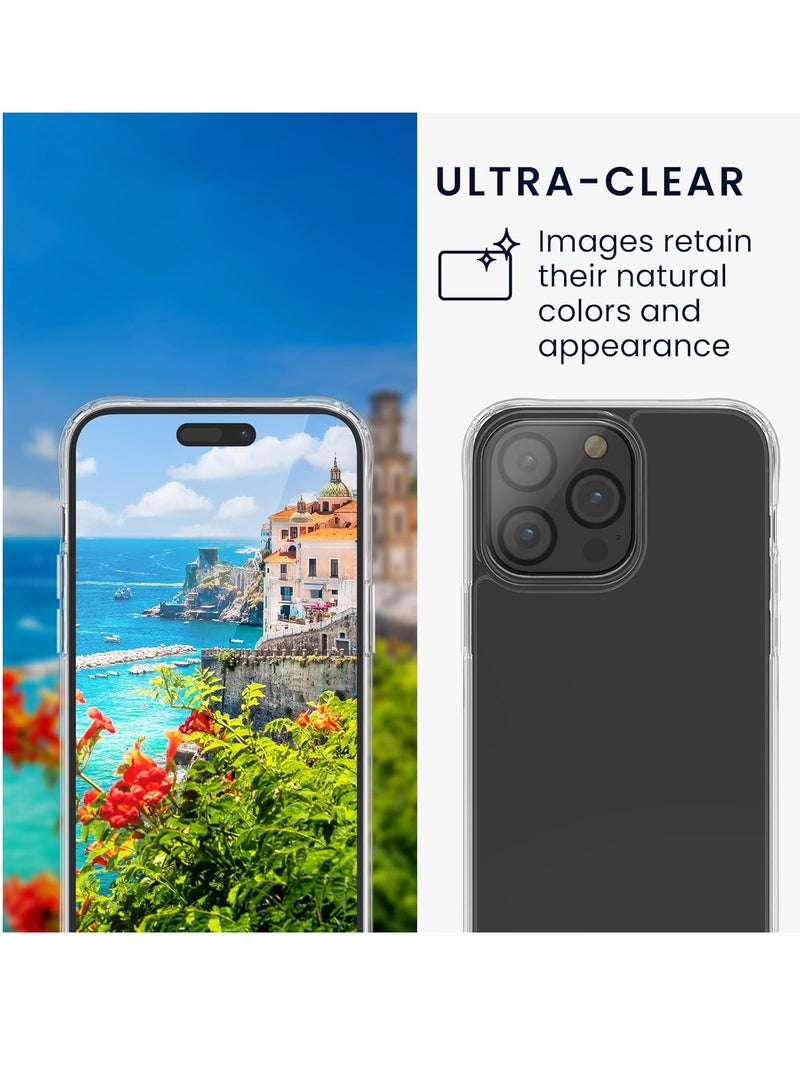 ELTRAZONE 5-in-1 Clear Case Set for iPhone 15 Pro – Transparent Design with Screen & Camera Protectors Included - Image 5