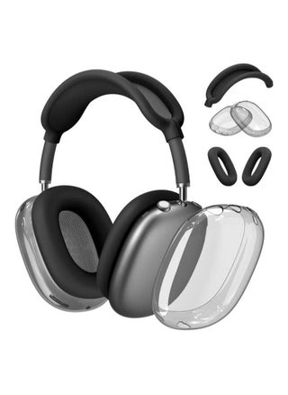 Silicone Cases Suitable Case Cover for AirPods Max Headphones, Anti Scratch, Sweat Proof, 3 in 1 Ear Pad Covers, Ear Cups Cover, Headband Cover, black - pzsku/ZA8CE0DF532CB8F85A2FCZ/45/_/1718851231/f7c529c5-c81f-40e5-bfe1-a8688d3cc00c