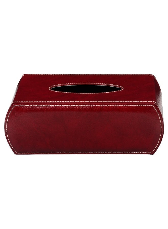 FIS Executive Desk Set, German Bonded Leather Materials, Set of 10 Pieces, Maroon Color, Pack in Gift Box-FSDSEXBL231MR - Image 4