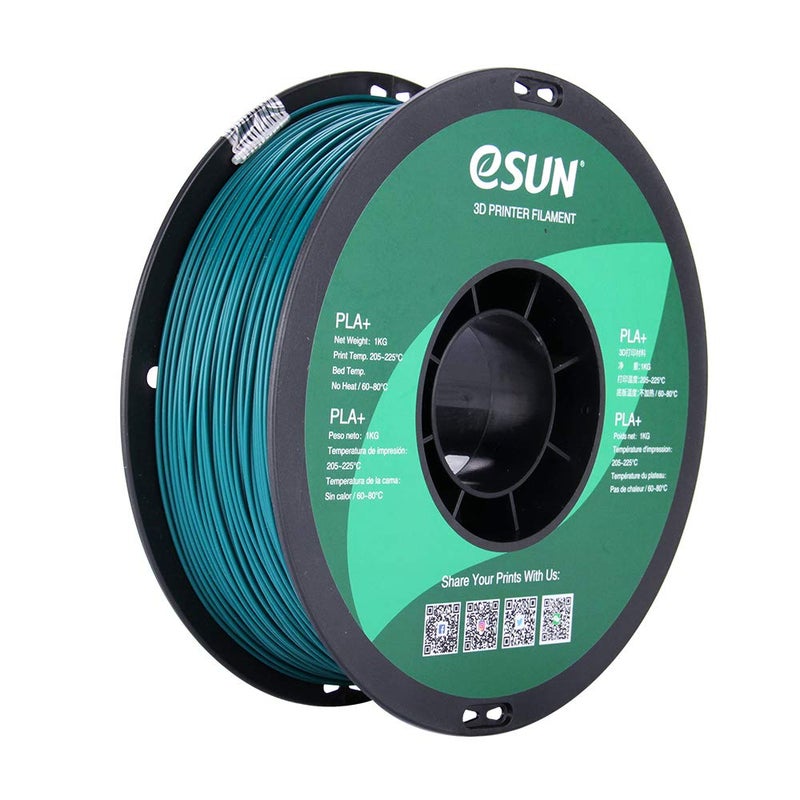 eSUN PLA PRO (PLA+) 3D Printer Filament, Dimensional Accuracy +/- 0.03mm, 1kg, Plastic Spool, 1.75mm, Green, (Pantone 323C) - Image 1