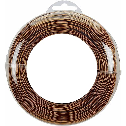 CHAR YONG String Weed Trimmer Line Replacement for DEWALT DWO1DT802 DCST922P1 DCST925 DCST925B DCST972 DCST972B DCST925M1 DCST920B DCST970B 0.080-Inch, (225-Feet),Black Gold - Image 1