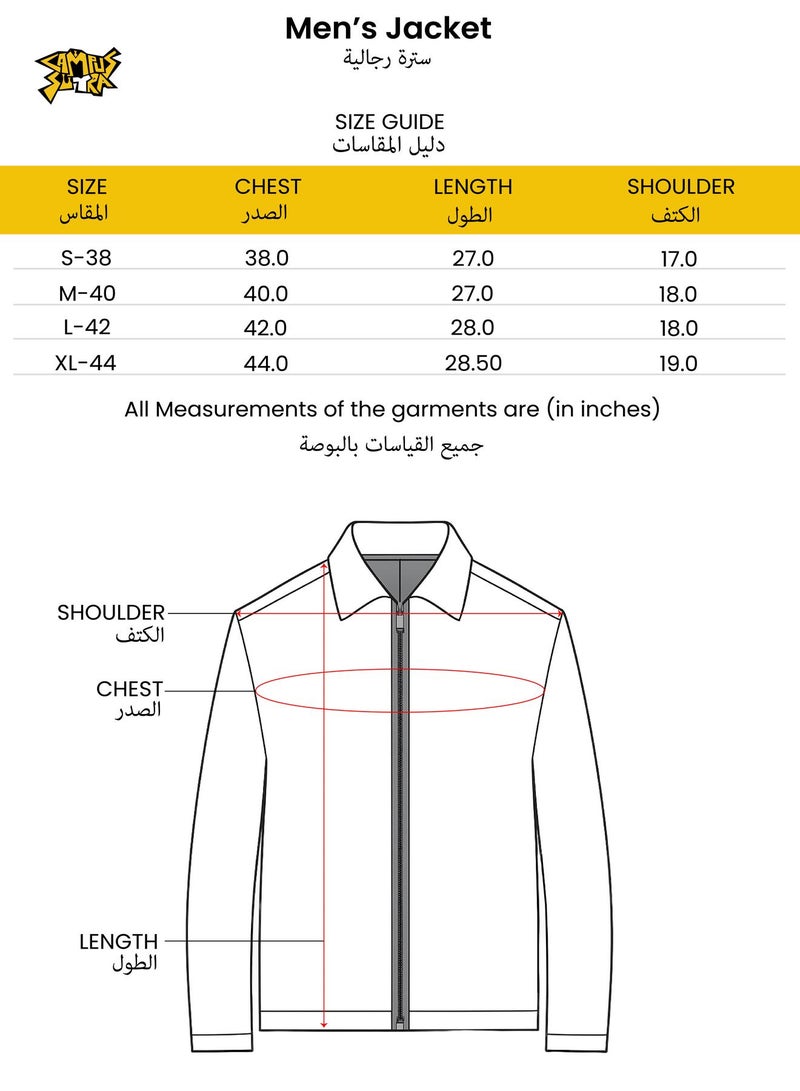 Campus Sutra Men's Icy Blue & Chalk White Fleece Lined Biker Jacket For Casual Wear | Spread Collar | Long Sleeve | Zipper Closure | Jacket Crafted With Comfort Fit For Everyday Wear | Icy Blue & Chalk White - Image 4