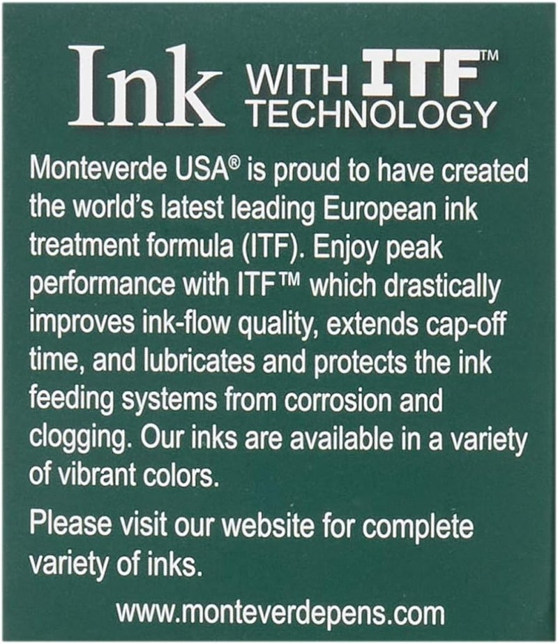 Monteverde Bottle Ink, 90ml, Fire Opal (G308FO) - Image 2