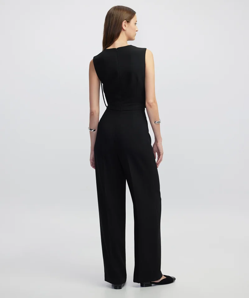 Ipekyol  Draped Strip Jumpsuit for Women | Best Price UAE