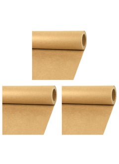 Veeshna Polypack Veeshna Polypack Brown Paper roll 28 inches x 10 Meters Pack of 3 