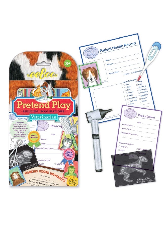 Eeboo Veterinarian Pretend Play, 1 EA