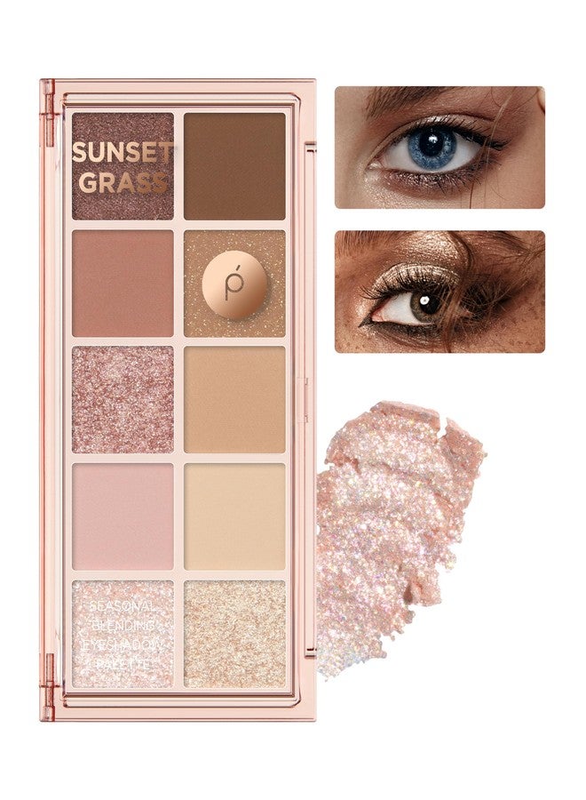 Peach C Seasonal Blending Eyeshadow Palette - 01 Sunset Grass by Peach C for Women - 0.28 oz Eye Shadow - Image 1
