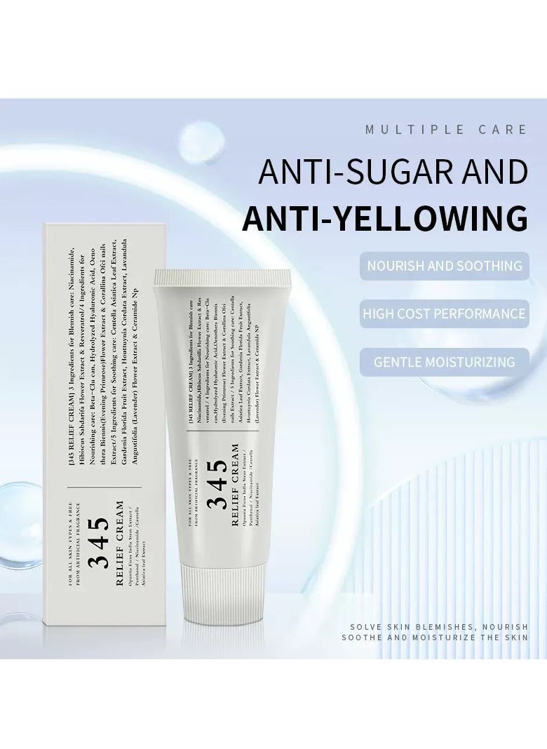 Dr. Dr.Althea 345 Relief Cream Daily Face Moisturizer Blemish Relief Care Soothing Recovery & Moisture with Niacinamide, Panthenol Korean Vegan Skincare for All Skin Types 1.7 Fl Oz. 50ml  - Image 3