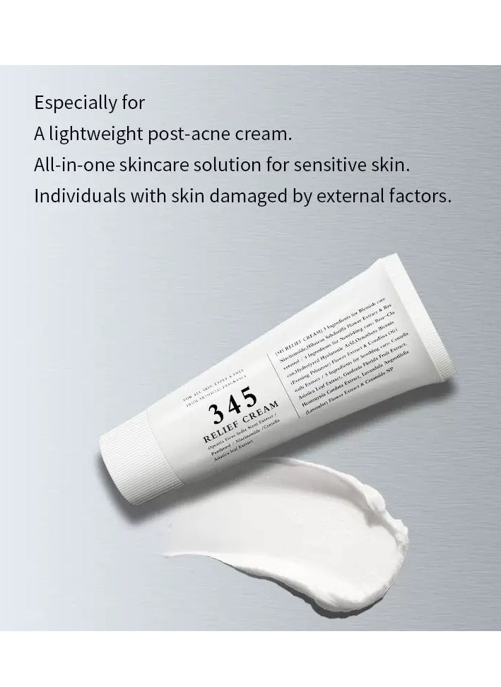 Dr. Dr.Althea 345 Relief Cream Daily Face Moisturizer Blemish Relief Care Soothing Recovery & Moisture with Niacinamide, Panthenol Korean Vegan Skincare for All Skin Types 1.7 Fl Oz. 50ml  - Image 4