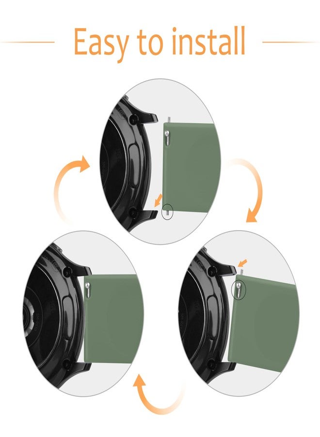 أساور فانجوا لساعات أمازفيت بيب 3 / بيب 3 برو (للرجال والنساء)، وأمازفيت بيب يو برو / بيب / بيب لايت / بيب إس / بيب إس لايت / بيب يو، وحزام بديل من السيليكون الناعم سريع الفك مقاس 20 مم لساعات أمازفيت جي تي آر ميني - Image 4
