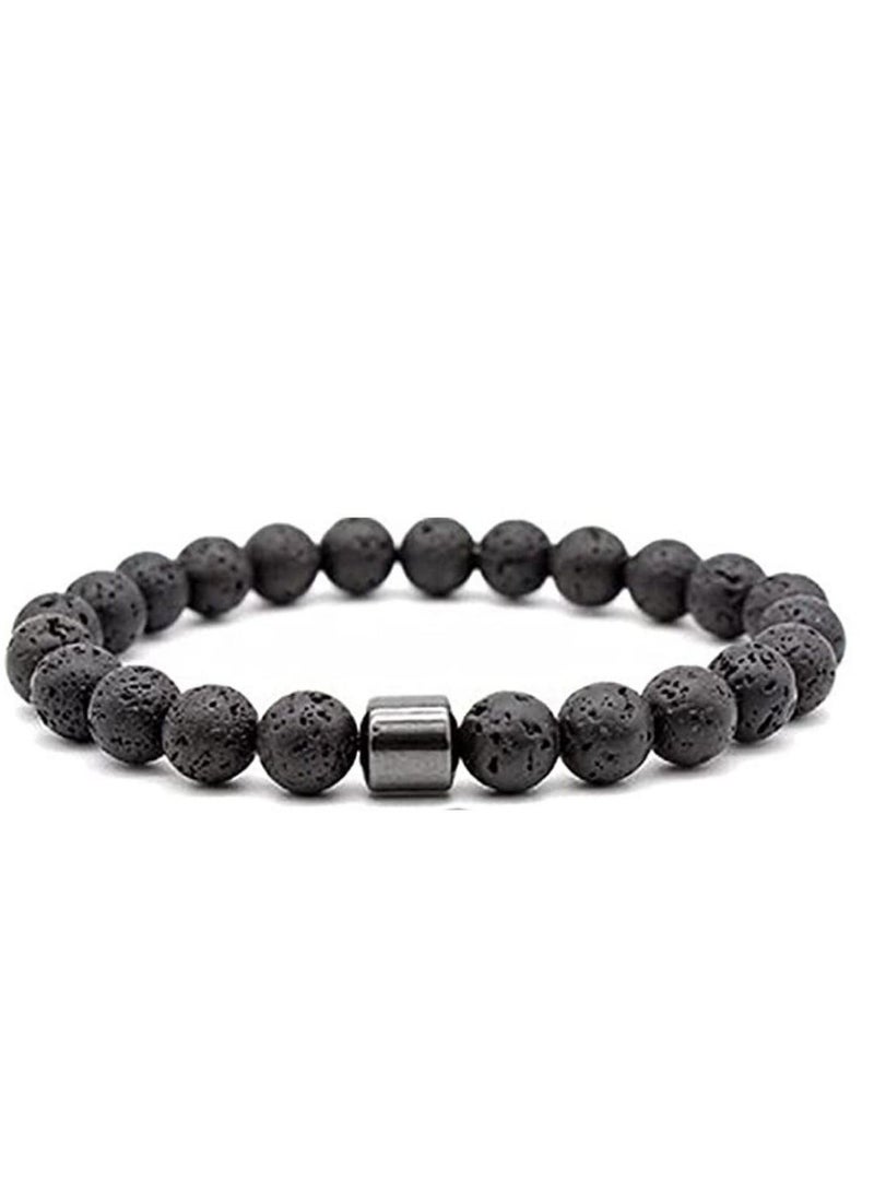 Lava Stone Beaded Bracelet - Image 1