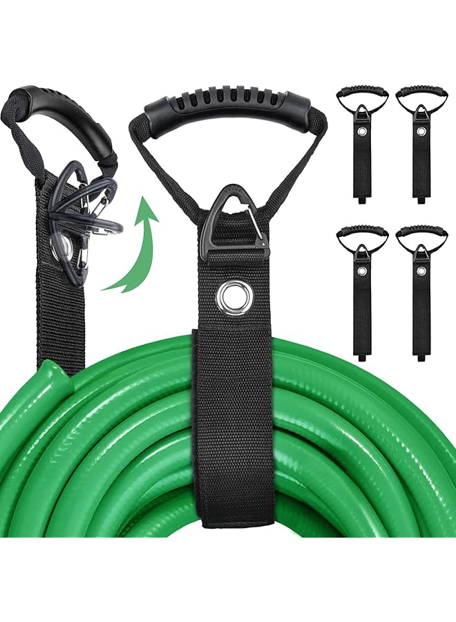 Green Tiger Heavy Duty Storage Straps for Cables, Storage Straps 3 in 1 Multifunction, Hoses and Ropes, Extension Cord Organizer with Handle for Pool Hoses, Garden Hoses, Cords, Boat and Cables, 4PCS-28'' + 22'' - Image 1