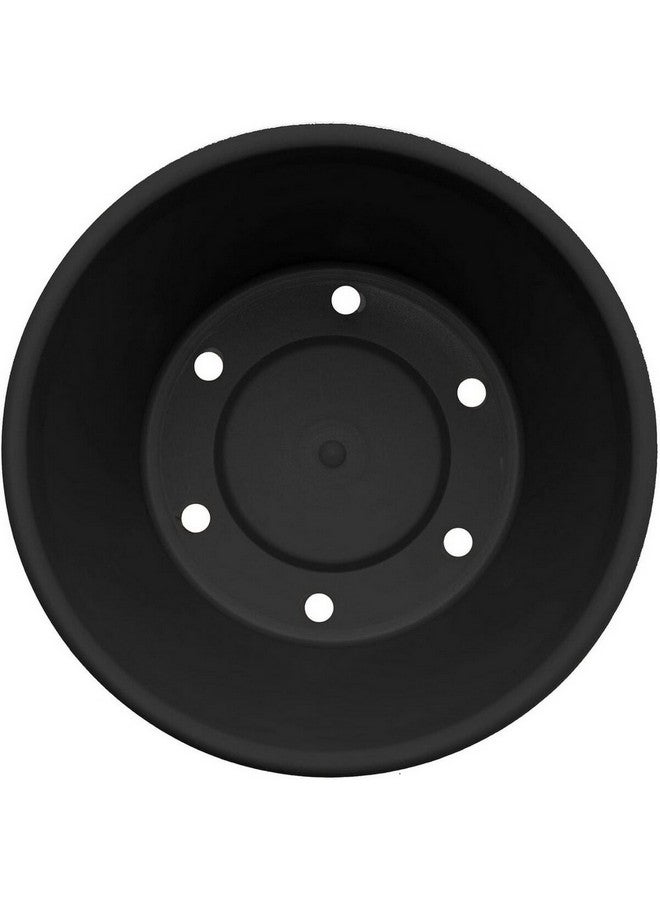 بلوم تيرا اصيص دائري بلاستيكي لون أسود للداخل والخارج 12 إنش TR1200 - Image 2