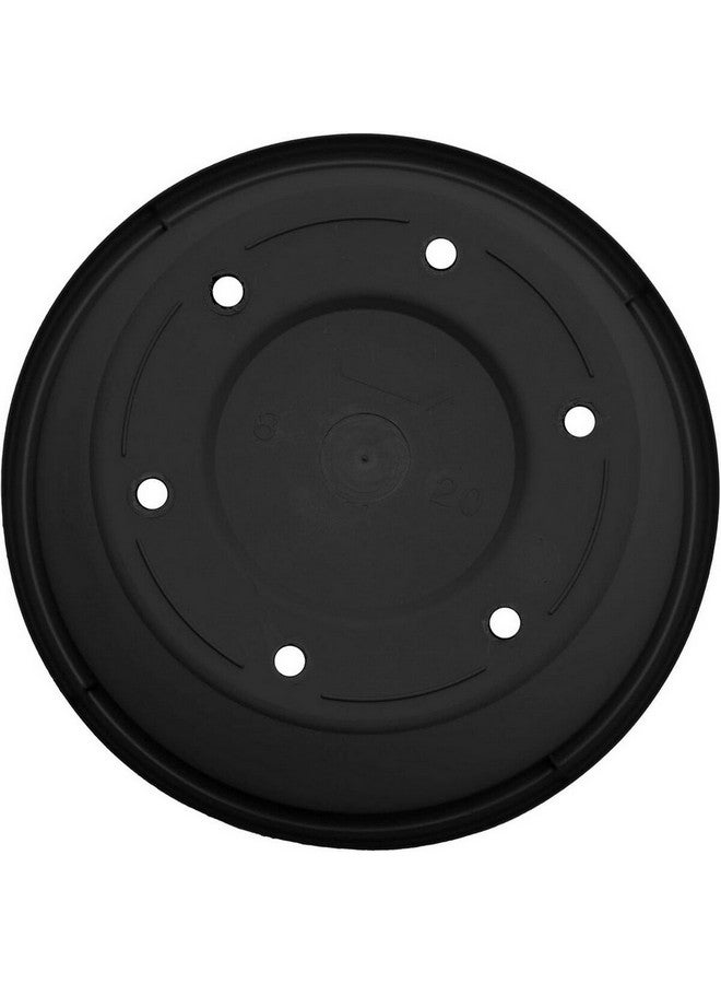 بلوم تيرا اصيص دائري بلاستيكي لون أسود للداخل والخارج 12 إنش TR1200 - Image 3