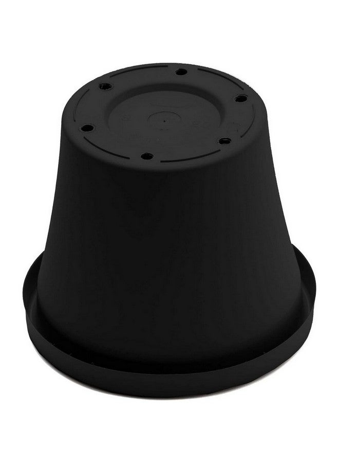 بلوم تيرا اصيص دائري بلاستيكي لون أسود للداخل والخارج 12 إنش TR1200 - Image 5