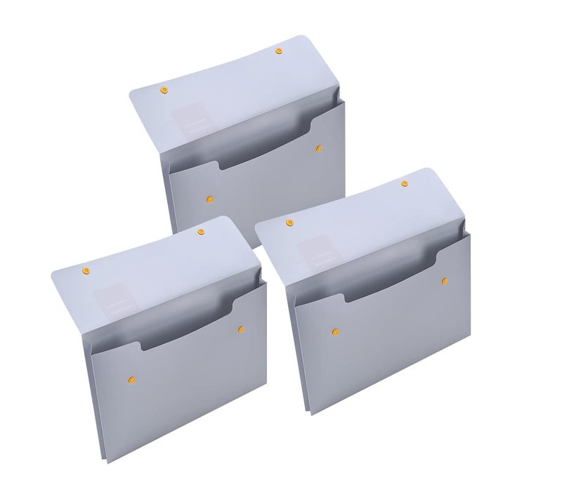 Deli W5576 Document Case | Pack of 3 - Image 1