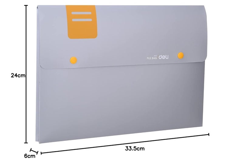 Deli W5576 Document Case | Pack of 3 - Image 5