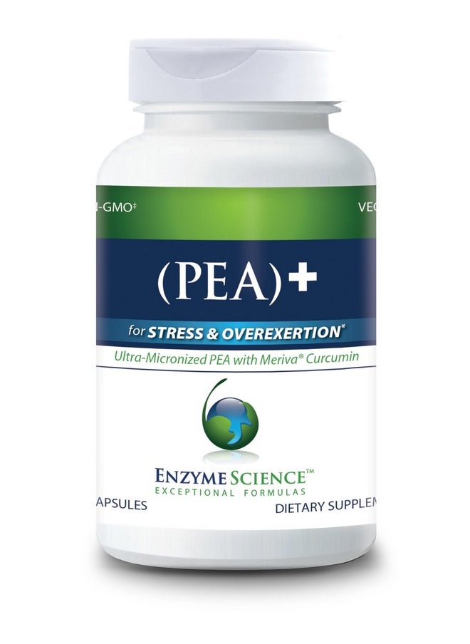 Enzyme Science Enzyme Science (Pea+, 60 Capsules All-Natural Meriva Curcumin Supplement for Physiological Support Helps Support Nervous, Immune, & Muscular Systems 