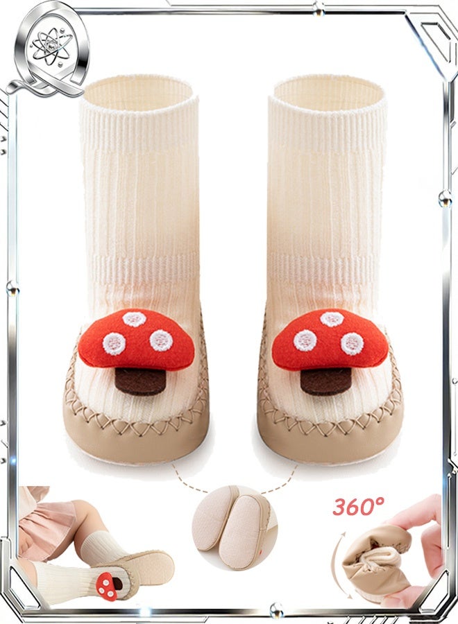 Quantum Baby Sock,  Baby Toddler Non Slip Sock Shoes, Toddler Cartoon Soft Rubber Sole Non Slip Floor Slipper for Boys Girls First Walking - Image 1