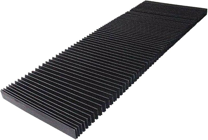 150mm Black Flexible Dust Cover For CNC Milling Machine Guide Rail Tool Protection - Image 1